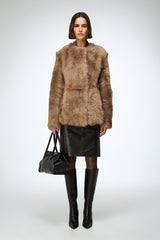 VSP - Florence - Sand Shearling Coat