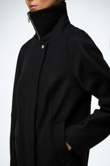 VSP - Lilie - Black Wool Coat