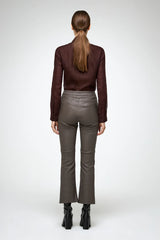 VSP - Ambre - Grey Leather Pant