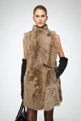 VSP - Siena - Desert Beige Shearling Vest