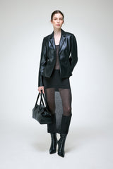 Catarina - Schwarze Lederjacke