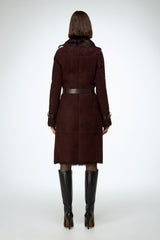 VSP - Lyza - Cherry Shearling Coat