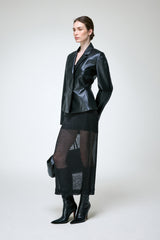 Catarina - Schwarze Lederjacke