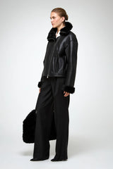 VSP - Pia - Black Shearling Jacket