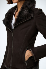 VSP - Vittoria - Brown Shearling Jacket