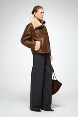 VSP - Pia - Brown Shearling Jacket