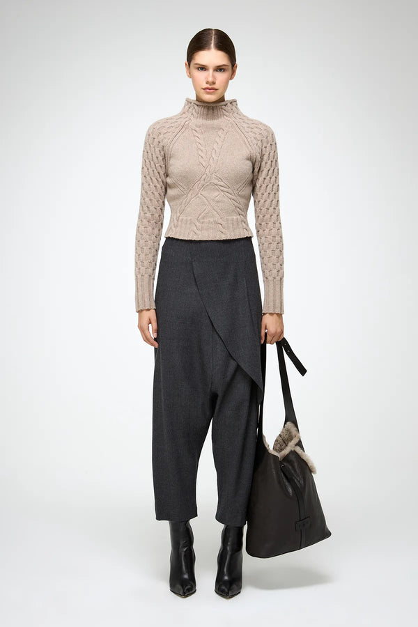 VSP - Laryssa - Anthracite Wool Pant