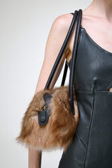 Virginia - Sandfarbene Ledertasche