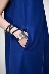 Melina - Blaue Wollweste