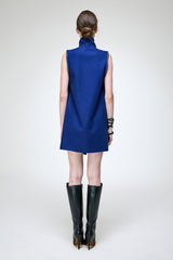Melina - Blaue Wollweste