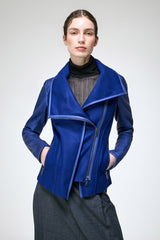 Penelope - Blaue Wolljacke