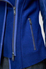 Penelope - Blaue Wolljacke