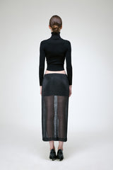 Filipa - Schwarze Wollshorts