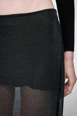 Filipa - Schwarze Wollshorts
