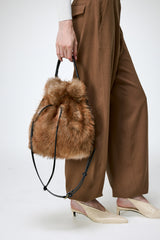 Manon - Schwarzer Sand Ledertasche