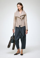 Penelope - Kamelbraune Wolljacke