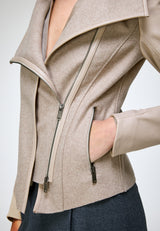 Penelope - Kamelbraune Wolljacke