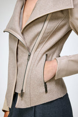 Penelope - Kamelbraune Wolljacke