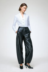 Iris - Schwarze Lederhose