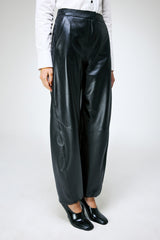 Iris - Schwarze Lederhose