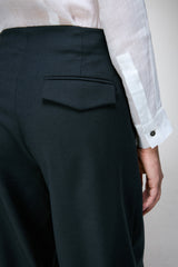 Nina - Schwarze Wollhose