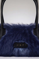 Virginia - Blaue Ledertasche