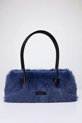Virginia - Blaue Ledertasche