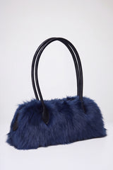 Virginia - Blaue Ledertasche
