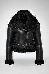 VSP - Tierra - Black Shearling Jacket