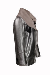 Grey Shearling Coat