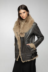 VSP - Vesna - Toscana Desert Beige Shearling Jacket