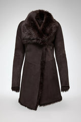 VSP - Kristell - Toscana Brown Shearling Coat