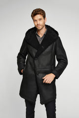 VSP - Teo - Black Shearling Coat