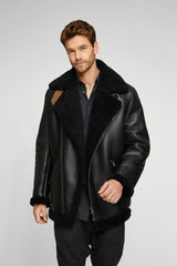 VSP - Rico - Black Shearling Coat