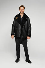 VSP - Rico - Black Shearling Coat