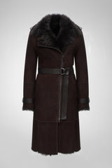 Harmony - Brown Shearling Coat