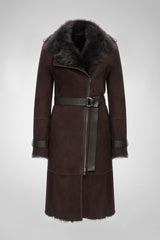 Harmony - Brown Shearling Coat