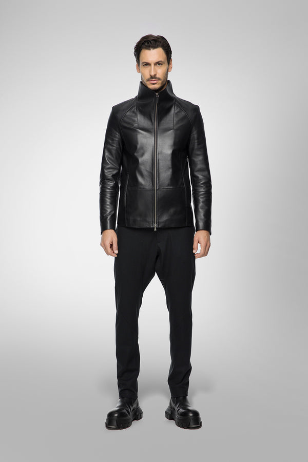 Pierre - Black Leather Jacket