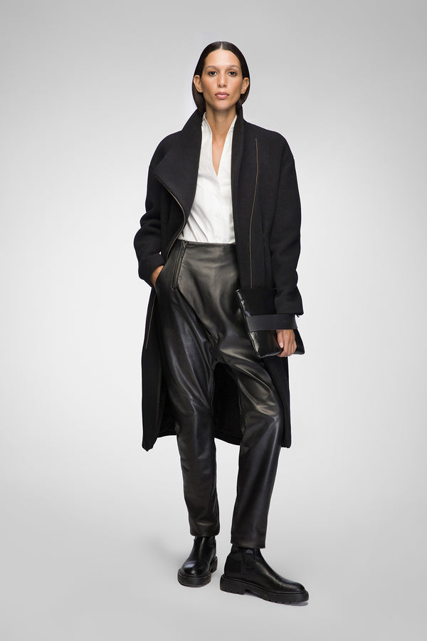 Matilde - Black Wool Coat