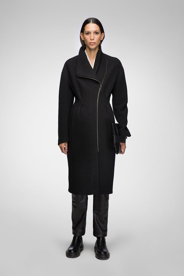 Matilde - Black Wool Coat