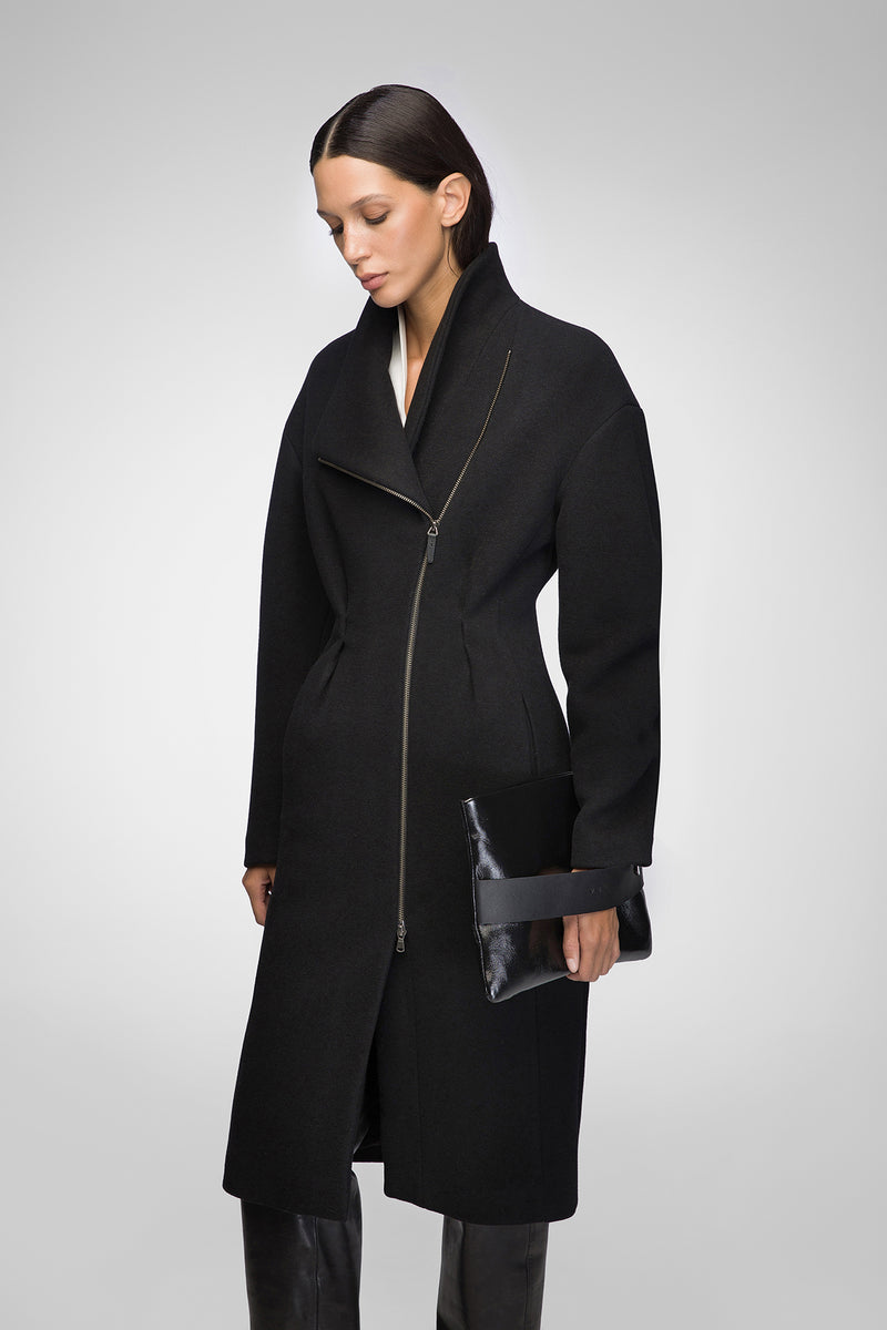 Matilde - Black Wool Coat