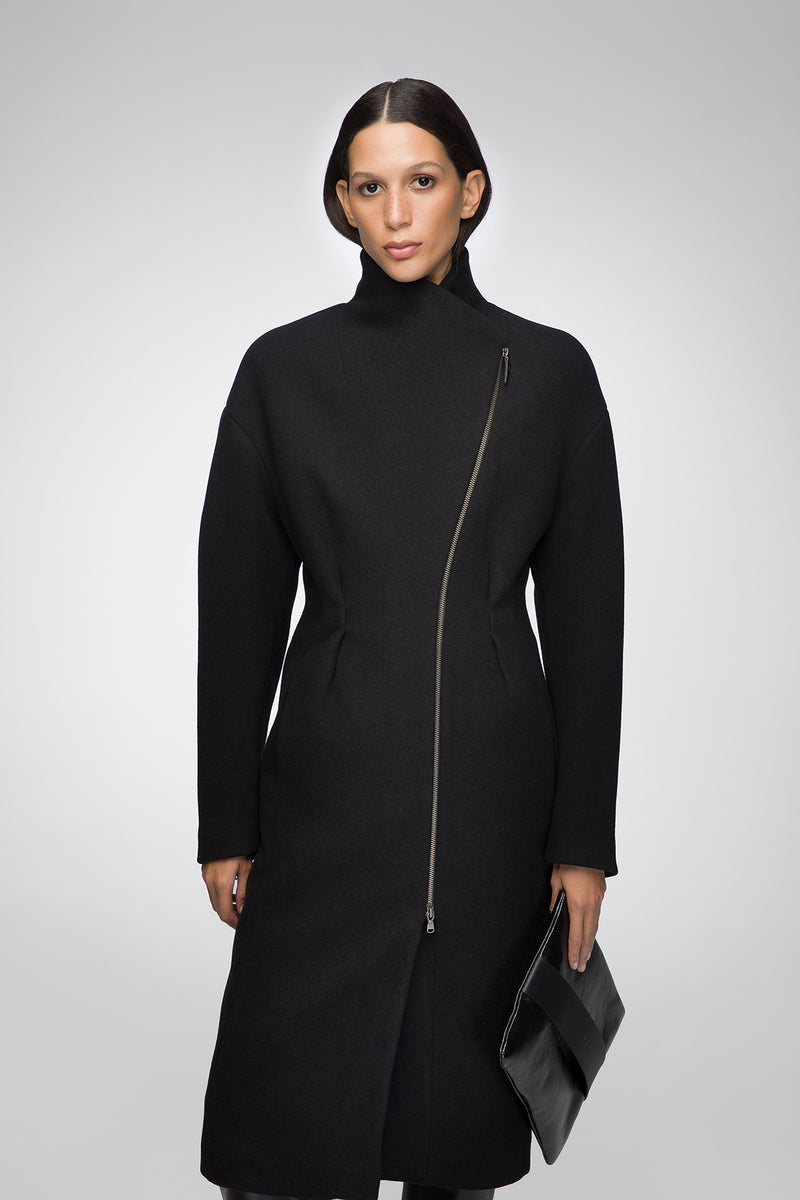 Matilde - Black Wool Coat