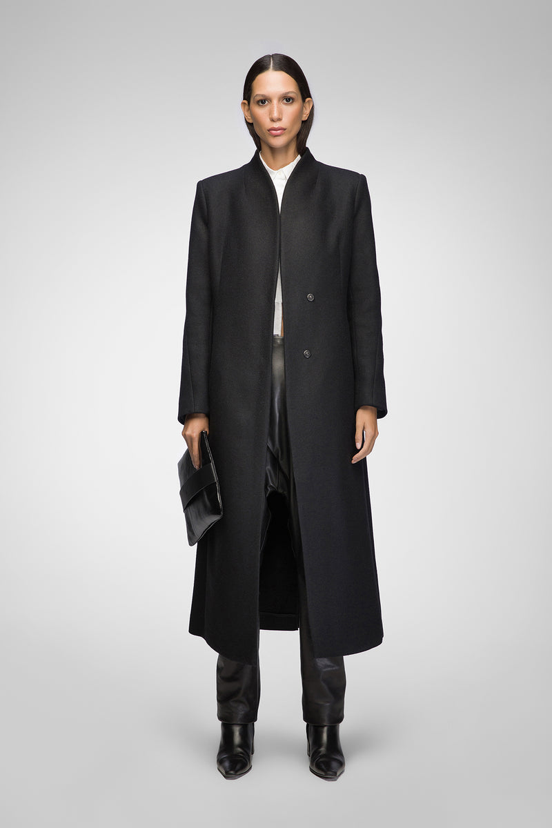 Margaux - Black Wool Coat