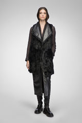 Tory - Stella Schwarze Shearling-Weste