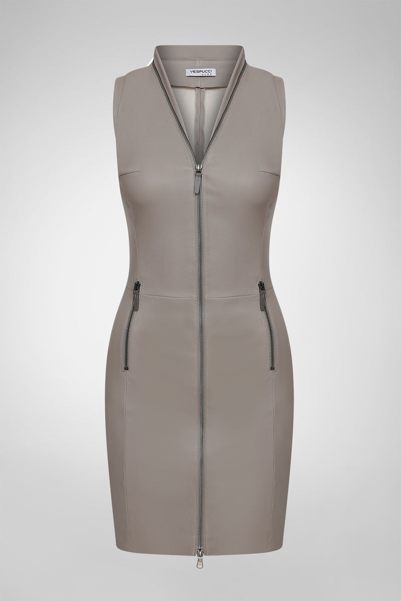 Eloise - Niobe Leather Dress