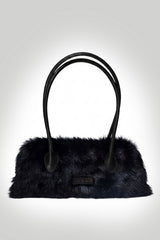 Virginia - Schwarze Ledertasche