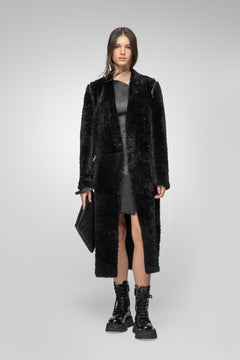 VSP - Yana - Black Shearling Coat
