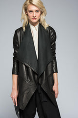 VSP - Aria - Black Leather Coat