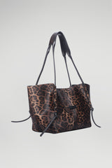 Jacobine - Braune Leoparden Tasche