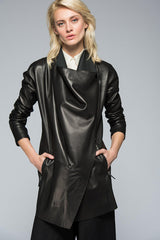 VSP - Aria - Black Leather Coat